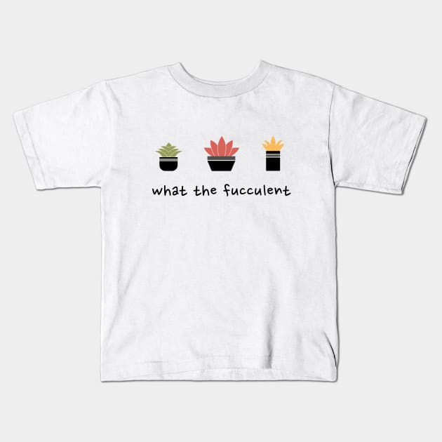 Succulent Plants Kids T-Shirt by TeeAvery